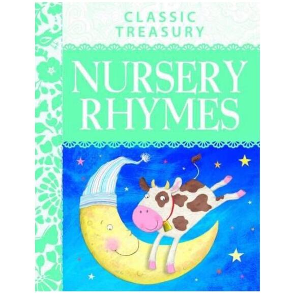 Nursery Rhymes BOOK Childrens Family HC Classic Treasury 383p Poetry Poems Good - Picture 9 of 10